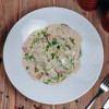 Телятина под соусом из тунца Вителло Тоннато по-милански Parmesan (Пармезан)